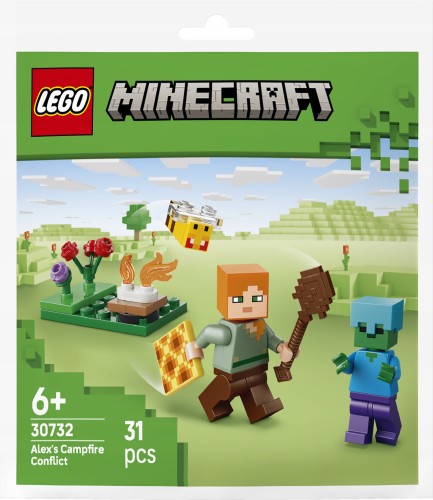 LEGO Minecraft 30732 Potyczka Alex przy ognisku