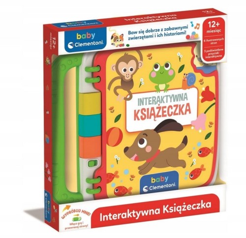 Clementoni 50388 INTERAKTYWNA KSIĄŻECZKA O ZWIERZĘTACH