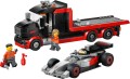 LEGO City 60493 Ciężarówka F1 z bolidem Audi F1