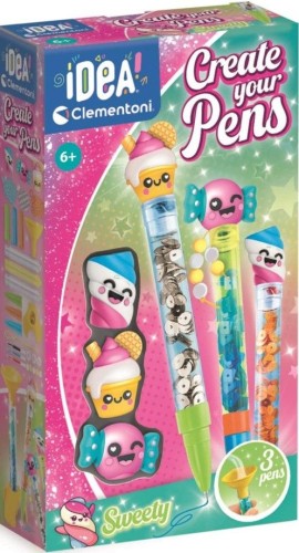 Clementoni 18408 IDEA Mini fabryka długopisów Słodycze