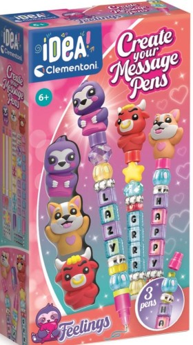 Clementoni 18400 IDEA Mini fabryka długopisów z wiadomością - Emocje