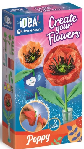 Clementoni 18345 IDEA Mini fabryka kwiatów - Mak
