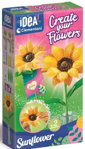 Clementoni 18347 IDEA Mini fabryka kwiatów - Słonecznik