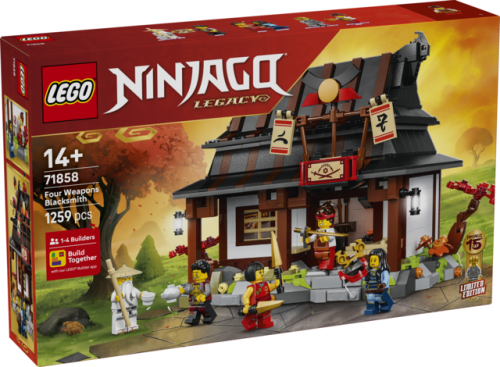 LEGO Ninjago 71858 Kuźnia Cztery Bronie