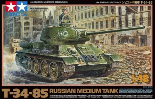 Tamiya 32599 Russian Medium Tank T-34-85 1:48