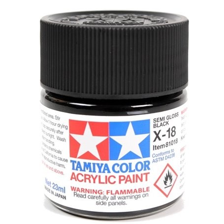 Tamiya 81023 X-23 Farba akrylowa CLAER BLUE - 23ml