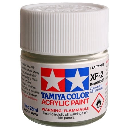 Tamiya 81302 XF-2 Farba akrylowa FLAT WHITE - 23ml