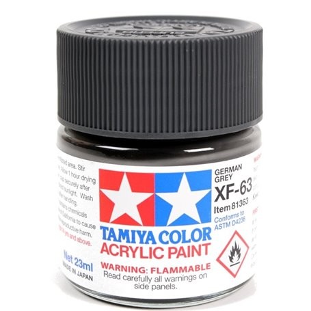 Tamiya 81363 XF-63 Acrylic Paint GERMAN GREY - 23ml