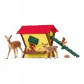 Schleich SLH 42658 FARM WORLD Karmienie leśnych zwierząt