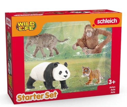 Schleich SLH 42736 WILD LIFE  Zestaw startowy „Azja”