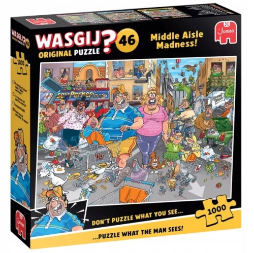 Wasgij JUM00505 ORIGINAL Szał zakupów Puzzle 1000el