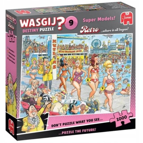 Wasgij JUM00503 DESTINY Retro modelki Puzzle 1000el