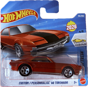 Hot Wheels JJH45 Custom Personnalise 66 Tornado