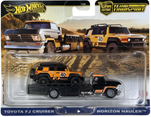Hot Wheels FLF56 JBM33 Toyota FJ Cruiser & Horizon Hauler