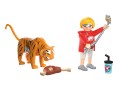 PLAYMOBIL 72089 Animals & Friends Zoo: Tygrys i odwiedzający