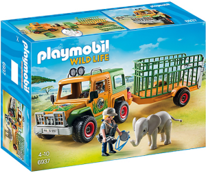 PLAYMOBIL 6937 Jeep rangerów z przyczepą