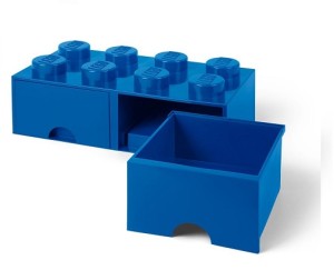 LEGO ® Pojemnik 8 Niebieska Szuflada