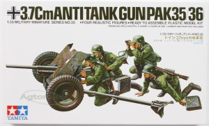 TAMIYA  35035 Ger. 37mm Anti-tank