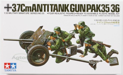 TAMIYA  35035 Ger. 37mm Anti-tank