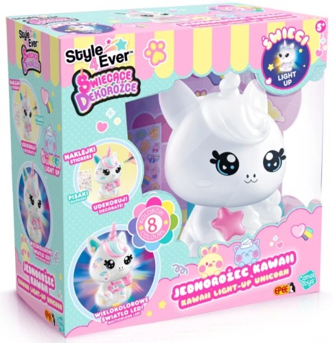 EPEE EP60046 Świecące Dekorożce Jednorożec Kawaii style