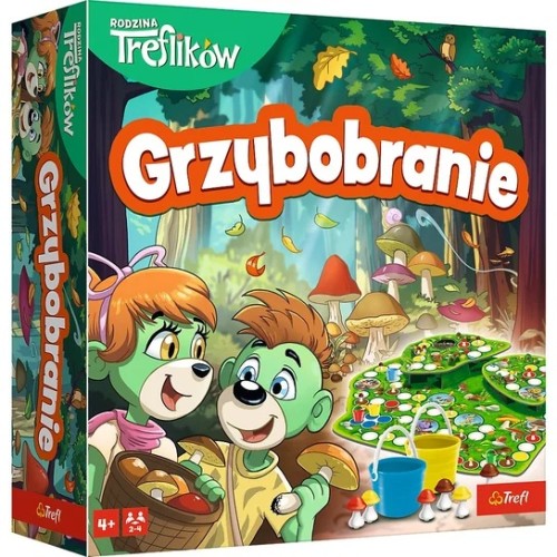 Trefl - Gra planszowa Grzybobranie rodzina Treflików