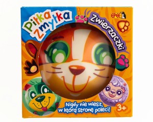 EPEE EP60324 Piłka Zmyłka – Zwierzaczki, seria 2, Kitek pomarańczowy