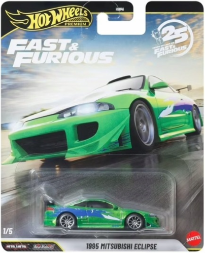 Hot Wheels HNW46 JHW68 Mitsubishi Eclipse Fast & Furious