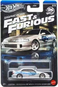 Hot Wheels HNR88 JBY45 Custom Acura Integra Sedan GSR 45