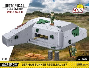 COBI 3136 German Bunker Regelbau 667