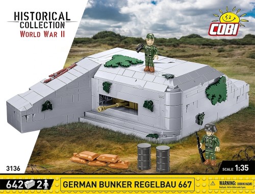 COBI 3136 German Bunker Regelbau 667