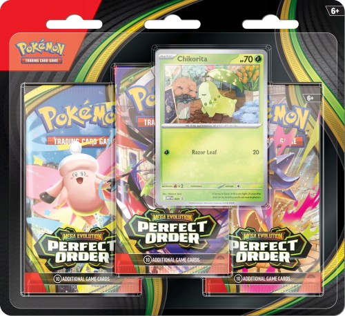 Pokemon TCG: Perfect Order Chikorita 3-Pack Blister 36687