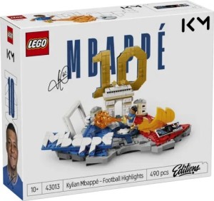 LEGO Editions 43013 Kylian Mbappé — piłkarskie momenty