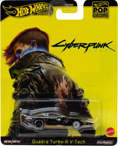 Hot Wheels HXD63 JBL57 Quadra Turbo-R V-Tech Cyberpunk 2077