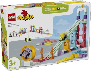LEGO Duplo 10478 Kreatywne rampy 3 w 1 z pojazdami