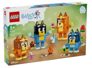 LEGO BLUEY 11217 Rodzina Blue z klocków