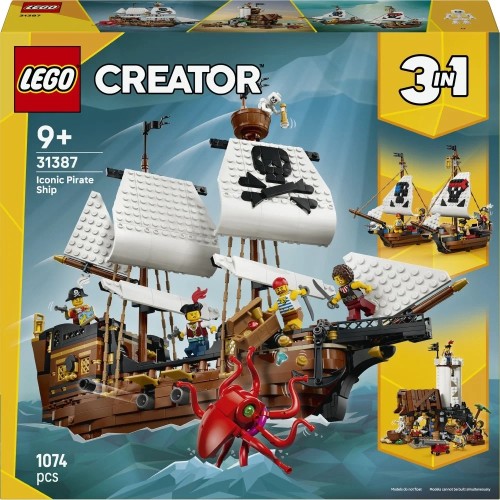 LEGO Creator 31387 Legendarny statek piracki 3w1
