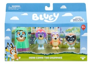 BLUEY BLU18917 Babcie zestaw figurek piesków 4-pack
