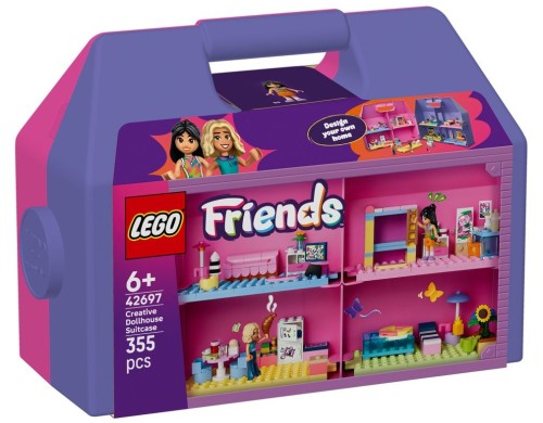 LEGO Friends 42697 Kreatywna walizka z domkiem dla lalek