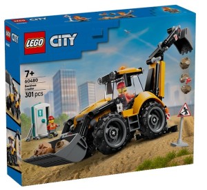 LEGO City 60480 Żółta koparko-ładowarka