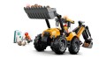 LEGO City 60480 Żółta koparko-ładowarka