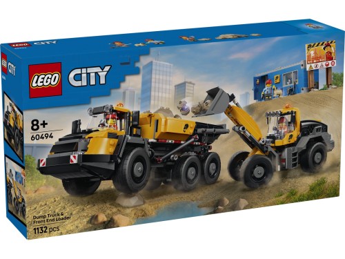 LEGO City 60494 Wywrotka i ładowarka czołowa