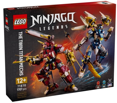 LEGO Ninjago 71870 Bliźniacze tytanowe mechy