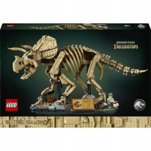 LEGO Jurassic World 77985 Szkielety dinozaurów: triceratops
