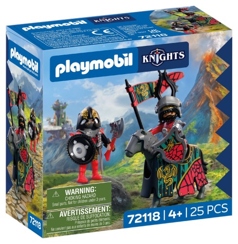 PLAYMOBIL 72118 Przywódca rycerzy herbu Smok