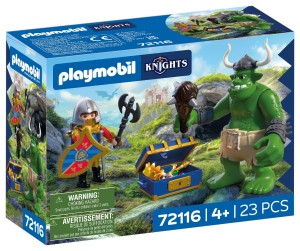 PLAYMOBIL 72116 Troll ze skarbem rycerzy herbu Lew