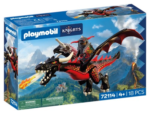 PLAYMOBIL 72114 Czarny smok