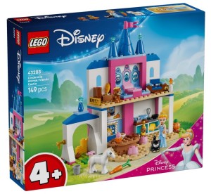 LEGO Disney 43283 Zamek Kopciuszka i jej zwierzęcych przyjaciół