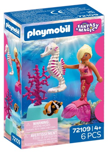 PLAYMOBIL 72109 Syrenka z konikiem morskim