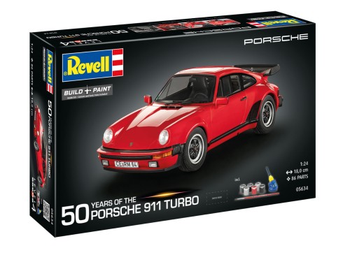 REVELL 05634 Porsche 911 Turbo 50th Anniversary - Gift Set
