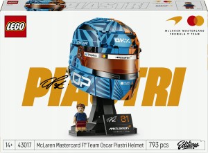 LEGO Editions 43017 Kask Oscar Piastri McLaren Mastercard F1 Team